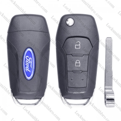 LockSmithbro Ford 2 button flip key shell