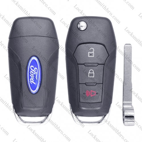 LockSmithbro Ford 2+1 button flip key shell