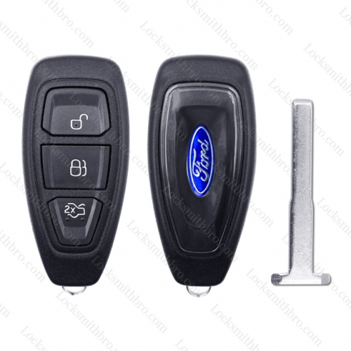 LockSmithbro 3 Button Ford Mondeo Smart Remote Key Shell Case