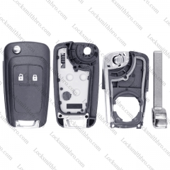 For Chevrolet 2 button key shell Aveo HU100 Blade