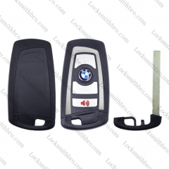 BMW 4 Button F Series red Key Shell With Blade