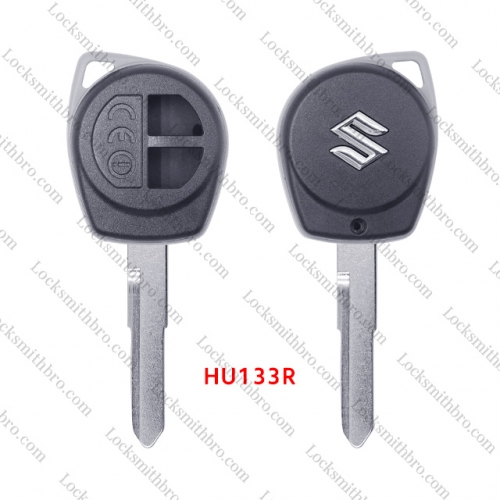 LockSmithbro  2 Button Hu133R Blade with Logo for Suzuk Key shell  with CEO Words