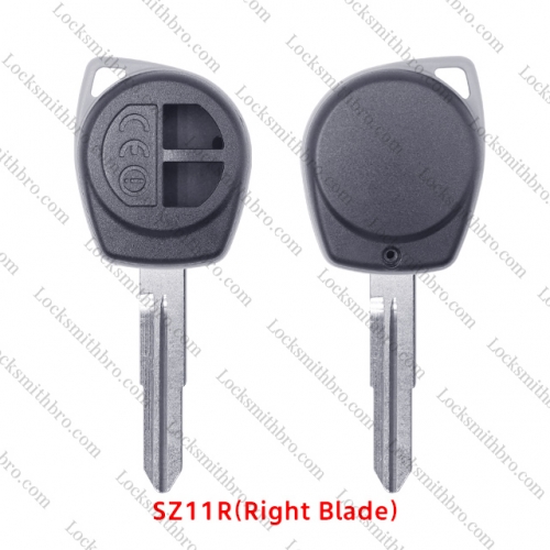 LockSmithbro 2 Button Right Blade with Logo for Suzuk Key shell with CEO Words