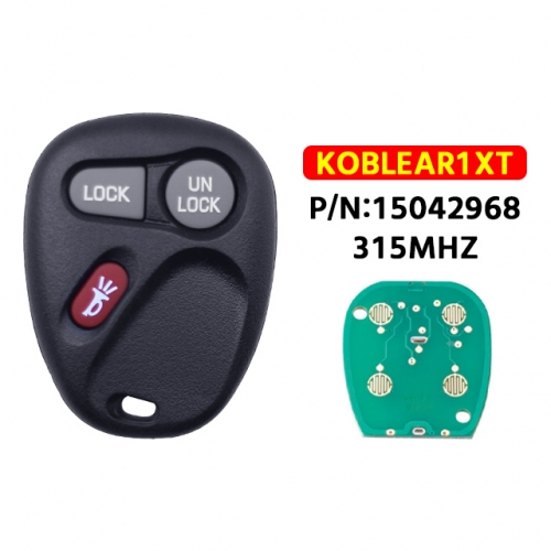 3Buttons Remote key For Chevrolet Avalanche Silverado Suburban 315Mhz For GMC Sonoma Yukon Sierr.a 15042968 Car keys