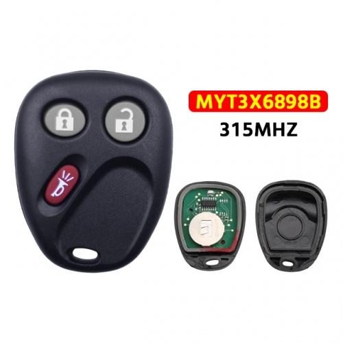 3 Buttons Smart Remote Car Key Fob for Chevrolet Trailblazer for Buick Rainier for GMC Envoy 315mhz FCC：MYT3X6898B