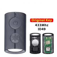 Original Motorcycle Remote Control Key Fit For T-YAMAHA XMAX XMAX300 NVX NVX155 AEROX JAUNS QBIX ID49 Chip 433.92MHz