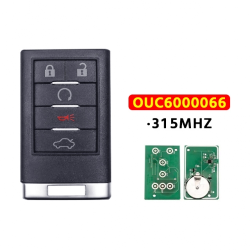 OUC6000066 for Cadilac Key 315Mhz Car Remote Key For Cadilac 2006-2011 DTS 2007-2009 SRX 2008-2010 STS