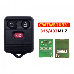 For Ford Mustang Focus Lincol.n LS Town Car Mercury Grand Marquis Sable Remote Fob 3Button 315/433Mhz CWTWB1U331 CWTWB1U345