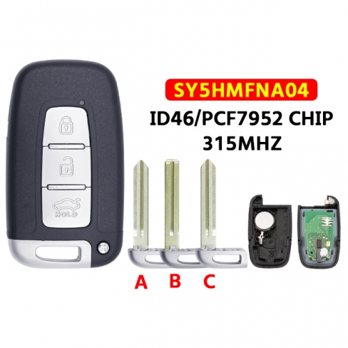 SY5HMFNA04 Smart Car Key for KIA K2 K5 Rio Optima Sorento Mohave/ H-YUNDAI I30 I45 Ix35 Genesis Equus 315MHz