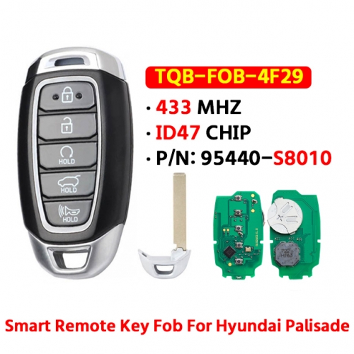 5Button 2020 H-yundai Palisade Remote Control Smart Card 95440-S8010 434 Frequency 47 Chips