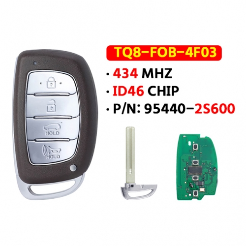 4Button H-yundai Tucson 2014-2015 434 frequency 47 chip smart key 95440-2S600
