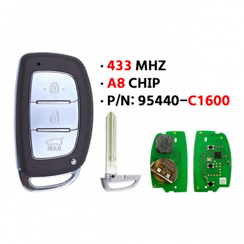 H-yundai 3-button smart key FCCID: 95440-C1600 433MHz