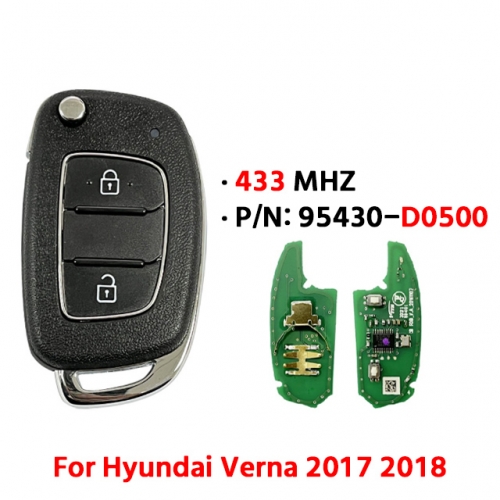 H-yundai original 2 button smart key 95430-D0500 433Mhz NO CHIP(OEM)