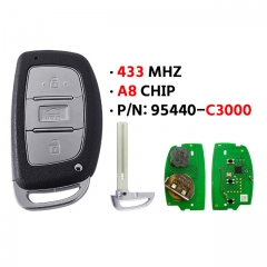 H-yundai 3-Button Smart Key 433MHz 8A.FCCID: 95440-C3000