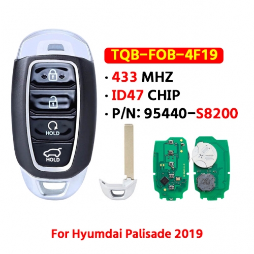 For 2019 H-yundai Palisade remote control smart card 95440-S8200 434 frequency 47 chip