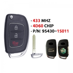 For modern 3-button folding key 4D60 80BIT.433MHZ.95430-1s011