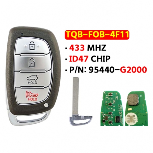 H-yundai 3-button smart key 95440-G2000 TQ8-FOB-4F11 433MHz 47 chips