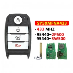 3+1 Button PN:95440-2P500/3W500 433MHz FCC:SY5XMFNA433 For Kia Smart Key