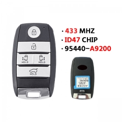 5 Button P/N:95440-A9200 433MHZ ID47 CHIP For Kia Smart Key(OEM)