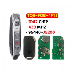 4 Button P/N:95440-J5200 433MHZ FCC:TQ8-FOB-4F15 ID47 CHIP For 18-19 Kia