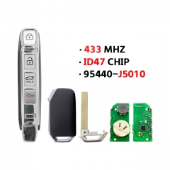 4 Button P/N:95440-J5010 433MHZ ID47 CHIP For Kia Smart Key