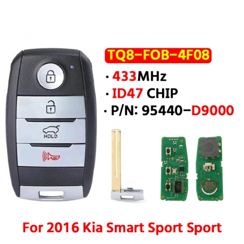 4 buttons P/N:95440-D9000 433MHZ For KIA Sportage 2016-2019