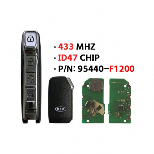 4 Button PN:95440-F1200 433MHz ID47 CHIP Smart key for Kia Sportage 2019