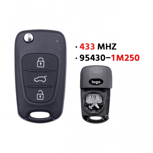 3 Button P/N95430-1M250 433MHZ For Kia Smart Key(OEM)