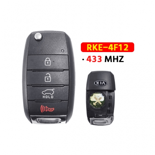 3+1 Button FCCID: RKE-4F12 433MHZ For Kia Smart Key(OEM)