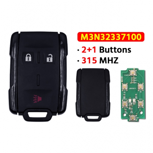 3 Buttons Remote key 315MHz FCC:M3N32337100  for Chevrolet Silverado Colorado for GMC Canyon Sierr.a