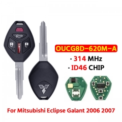 3+1B 313.8MHZ Remote Key for Mit-subishi Eclipse Galant 2006 2007 Remote Key Fob OUCG8D-620M-A(Mit11R)