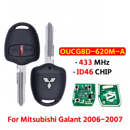 FCC ID: OUCG8D-620M-A 313.8MHz ID46 Chip MIT6 Blade  Compatible with: for Mit-subishi Eclipse 2006-2007 for Mit-subishi Galant 2006-2007