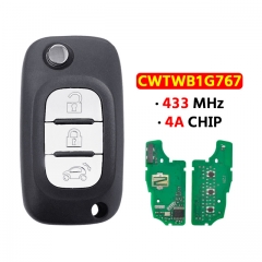 For Mercedes Benz Smart Fortwo 453 Forfour 2015-2017 CWTWB1G767 TWB1G767 4A PCF7961 433MHz