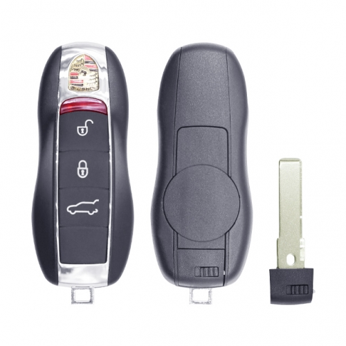 3 button T-Porsche new style Racing car key shell (SUV)