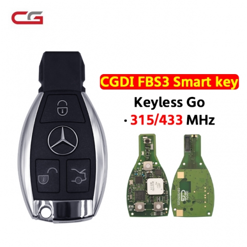 CGDI One Start Keyless Go 315Mhz/433Mhz MB FBS3 Smart Remote Key For Mercedes-Benz W164 W166 W216 W221 W251 CGDI MB Programmer