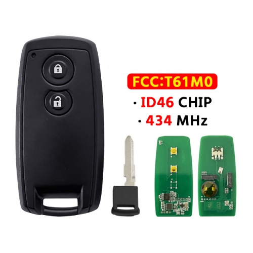 2Button Remote Key 434MHZ ID46CHIP FCC:37172-64J00 For T-Suzuki SX4 2005-2014