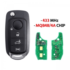 4Button Smart key  MQB48/4A chip 434Mhz for Fiat 500 500X Egea Tipo