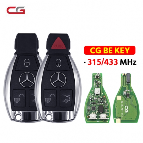LockSmithbro Original CGDI MB CG BE Key for All Mercedes Benz FBS3 315mhz/433Mhz