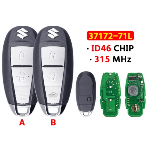2/3 Button Remote Key 315MHz ID46CHIP FCC:SUZU-RK-07 For T-Suzuki Fengyu remote control key