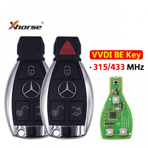 LockSmithbro Original XHORSE VVDI BE Key Pro Improved Version Perfectly With Smart Key Shell 3 Button for Mercedes Benz