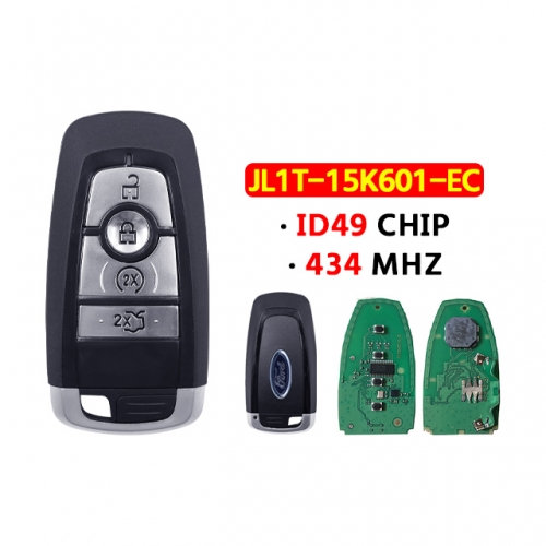 4Button Remote Car Key  434MHZ ID49 CHIP JL1T-15K601-EC for Ford Edge Fusion Expedition Explorer Mustang