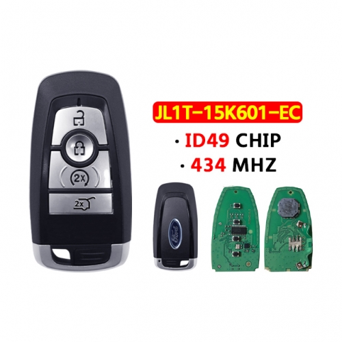 4Button Remote Car Key  434MHZ ID49 CHIP JL1T-15K601-EC for Ford Edge Fusion Expedition Explorer Mustang（SUV)