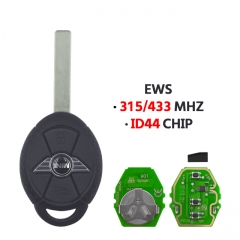 BMW 3 Buttons Car Remote Key for BMW MiNi Cooper S R50 R53 2005-2007 Car Keyless Entry 7935 Chip 315/433Mhz Smart Car Key