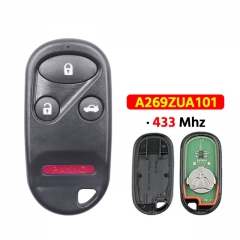 Honda CR-V 1997-2001 Car Remote Key A269ZUA101 Replacement for Honda Key 433Mhz 3+1 Buttons High Quality