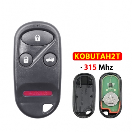KOBUTAH2T 3+1 Buttons Remote Car Key for Honda Accord for ACURA TL for Honda Key Fob 315Mhz No Blade Keys