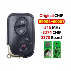 4 Button Smart Key FCCID HYQ14AAB E Board 3370 315MHz 89904-60061  Lexus LX570 RX350 2008+  . 10:30:39 This remote also fits: For 2009-2011