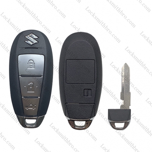 3Button T-Suzuki smart key shell with Logo（Model：M3）