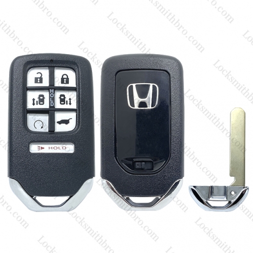7 button Honda Smart Key Shell  with logo
