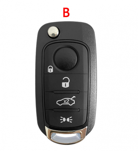 4 Button remote key shell for Fiat Egea 500 500x