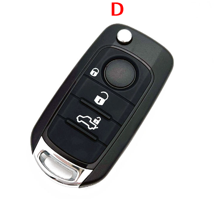 3Button remote key shell for Fiat Egea 500 500x